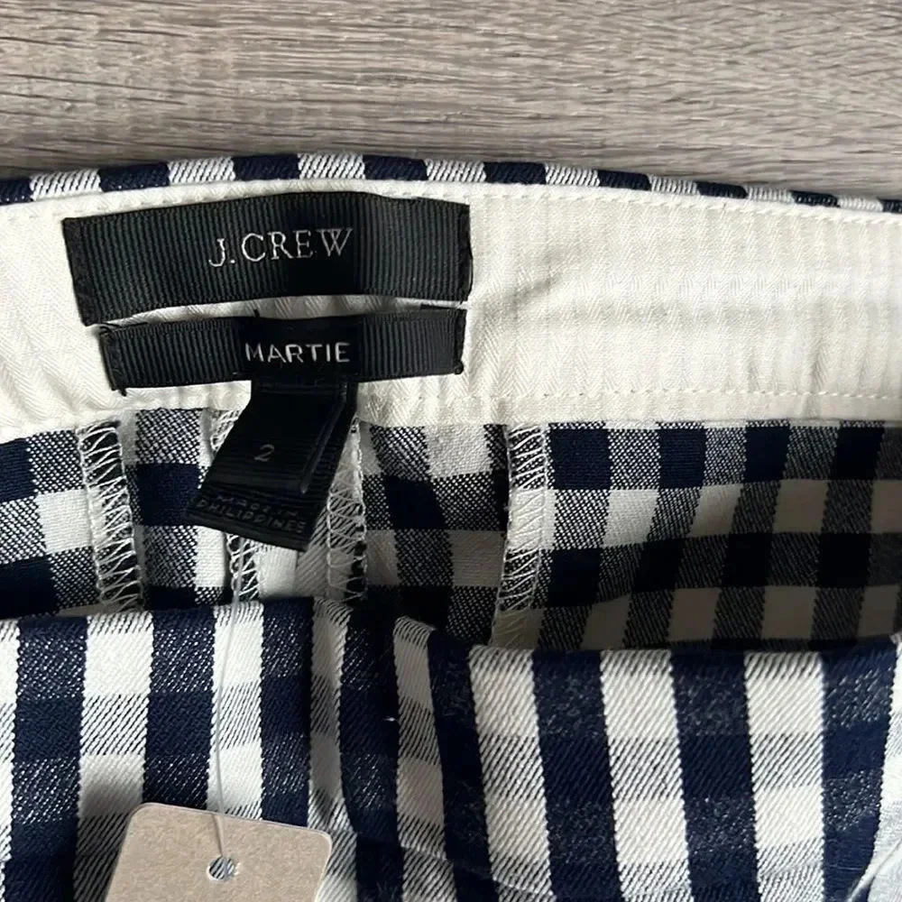 J. Crew blue white